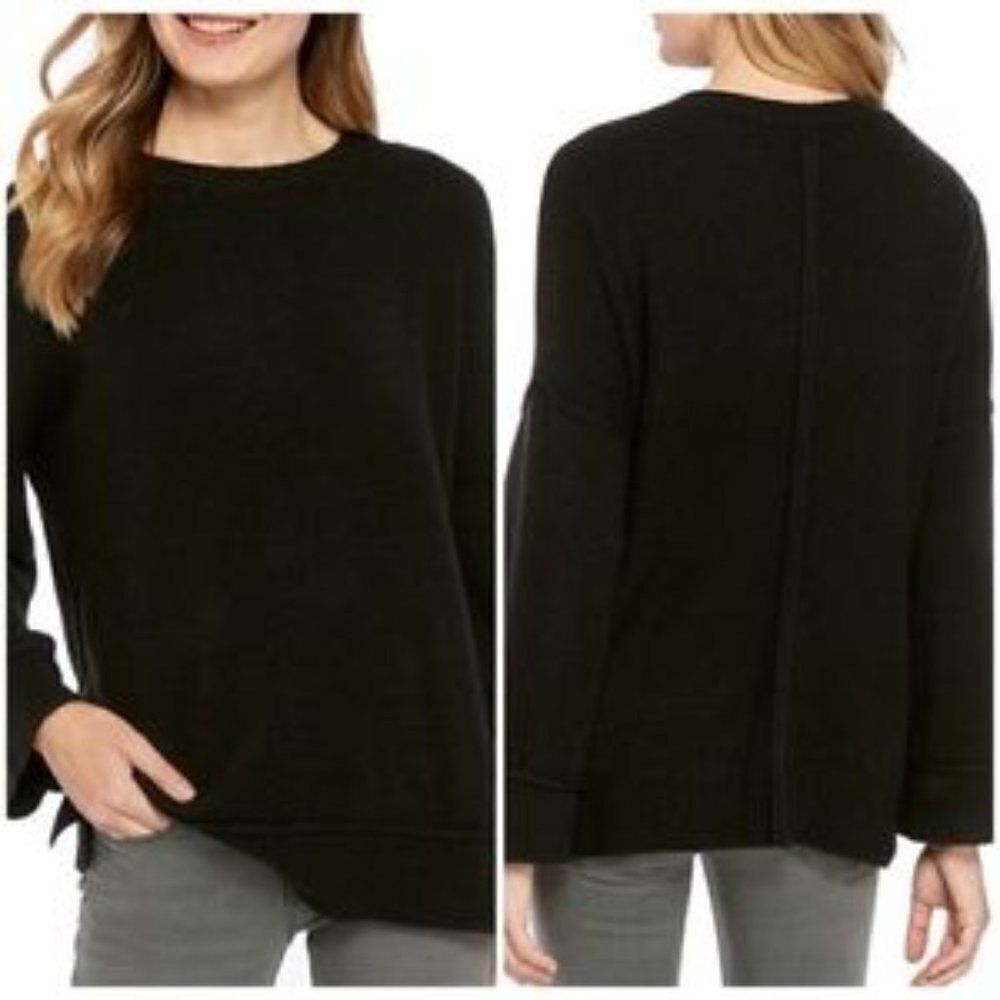 New Directions knit sweater button detail sz small